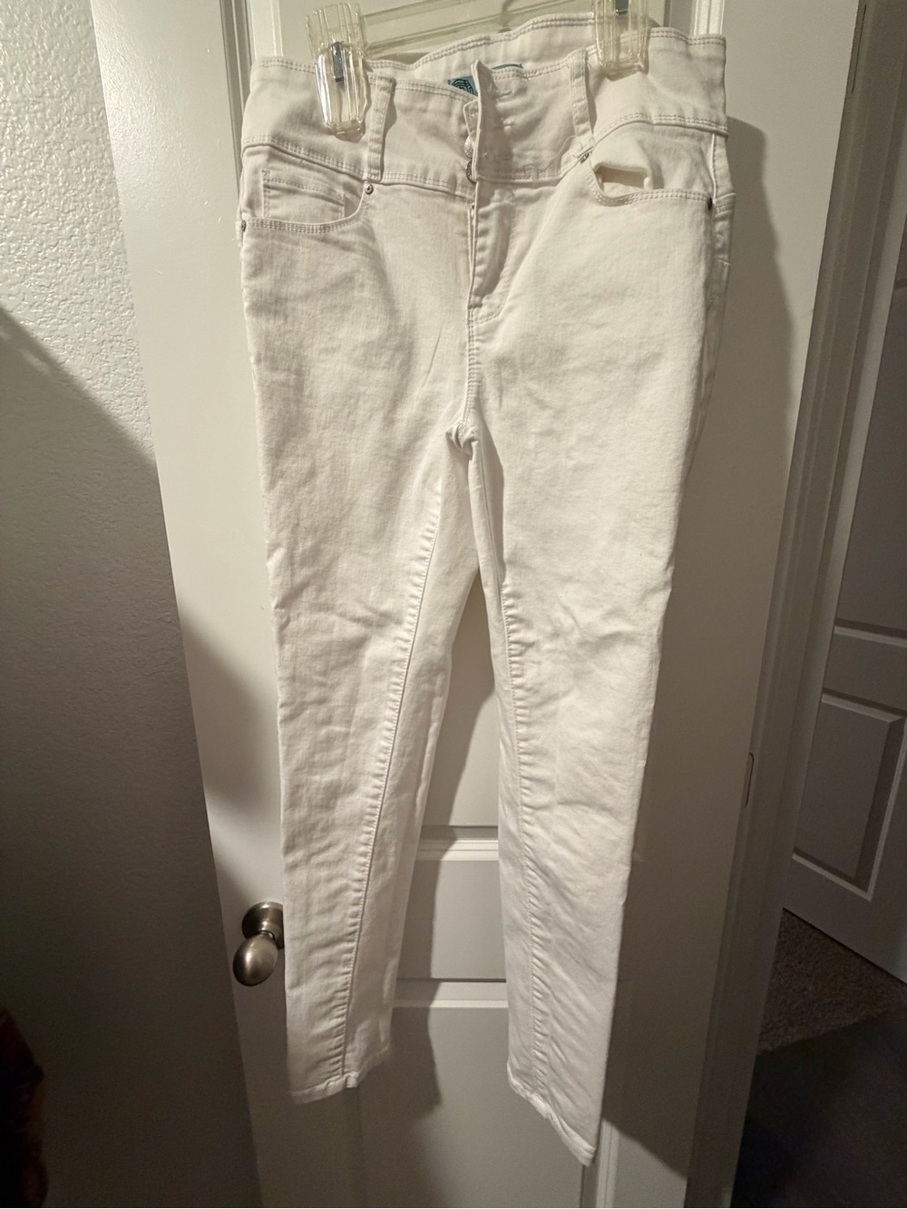 Wax Jean White Skinny Jeans